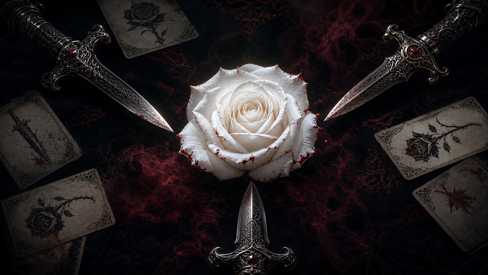 The White Rose of Blood and Blades cover